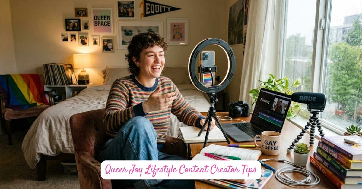 Queer Joy Lifestyle Content Creator Tips.