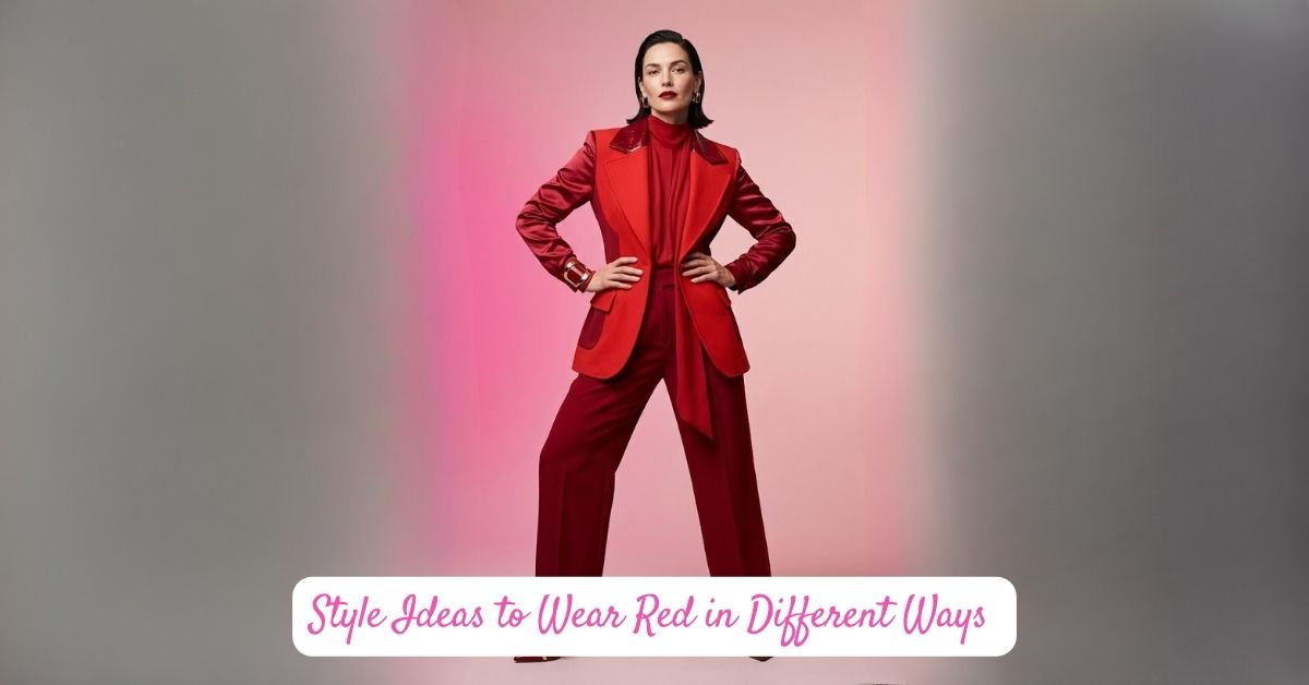 Style Ideas to Wear Red in Different Ways 