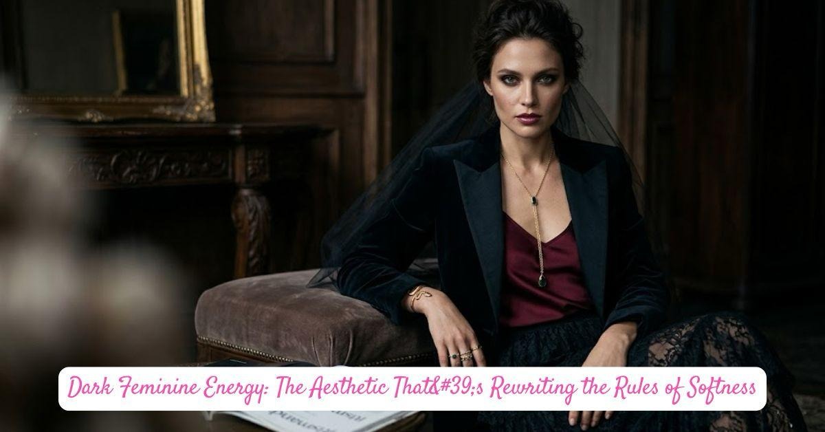 Dark Feminine Energy: The Aesthetic That's Rewriting the Rules of Softness 
