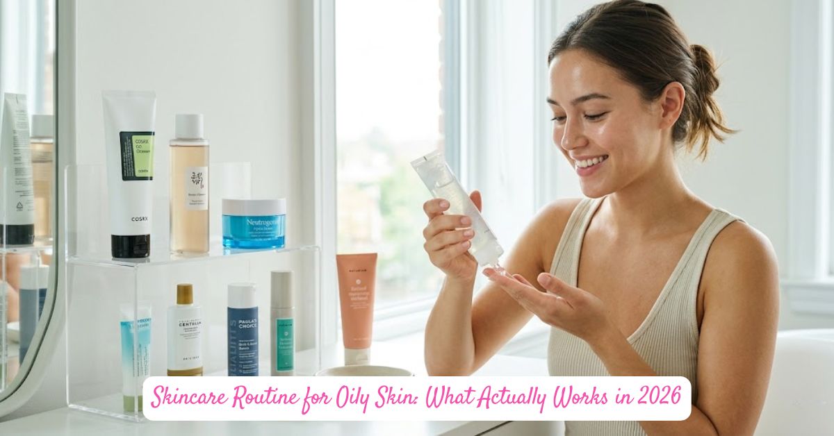 Skincare Routine for Oily Skin: What Actually Works in 2026