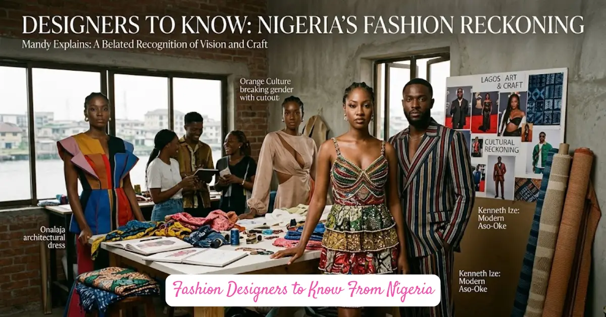 Fashion Designers to Know From Nigeria