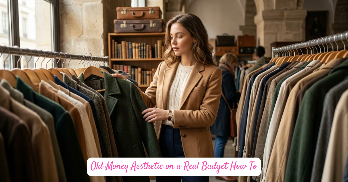 Old Money Aesthetic on a Real Budget How To
