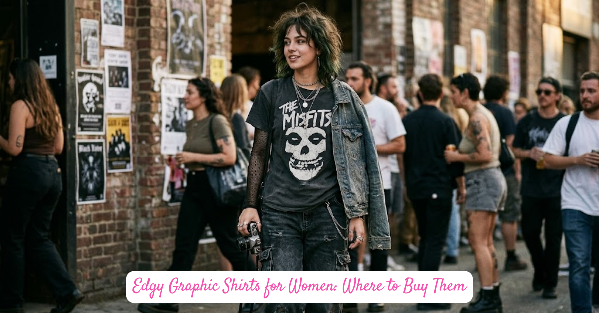 Edgy Graphic Shirts for Women: Where to Buy Them (And How to Actually Style Them)