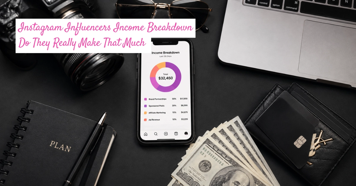 Instagram Influencers Income Breakdown — Do They Really Make That Much 