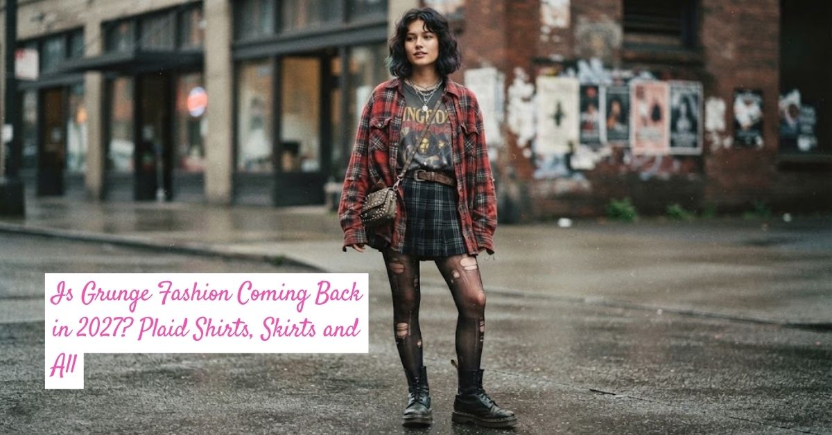 Is Grunge Fashion Coming Back in 2027? Plaid Shirts, Skirts and All 
