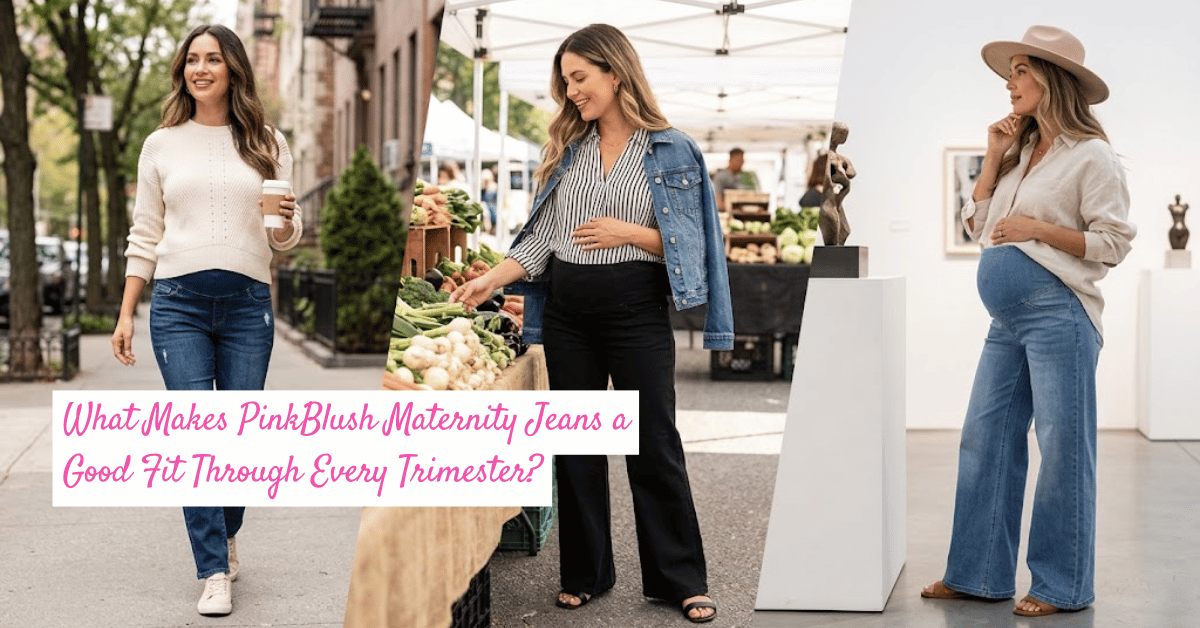 What Makes PinkBlush Maternity Jeans a Good Fit Through Every Trimester?