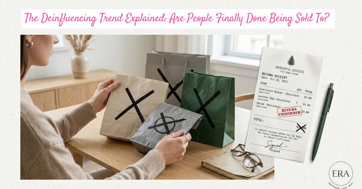 The Deinfluencing Trend Explained: Are People Finally Done Being Sold To? 