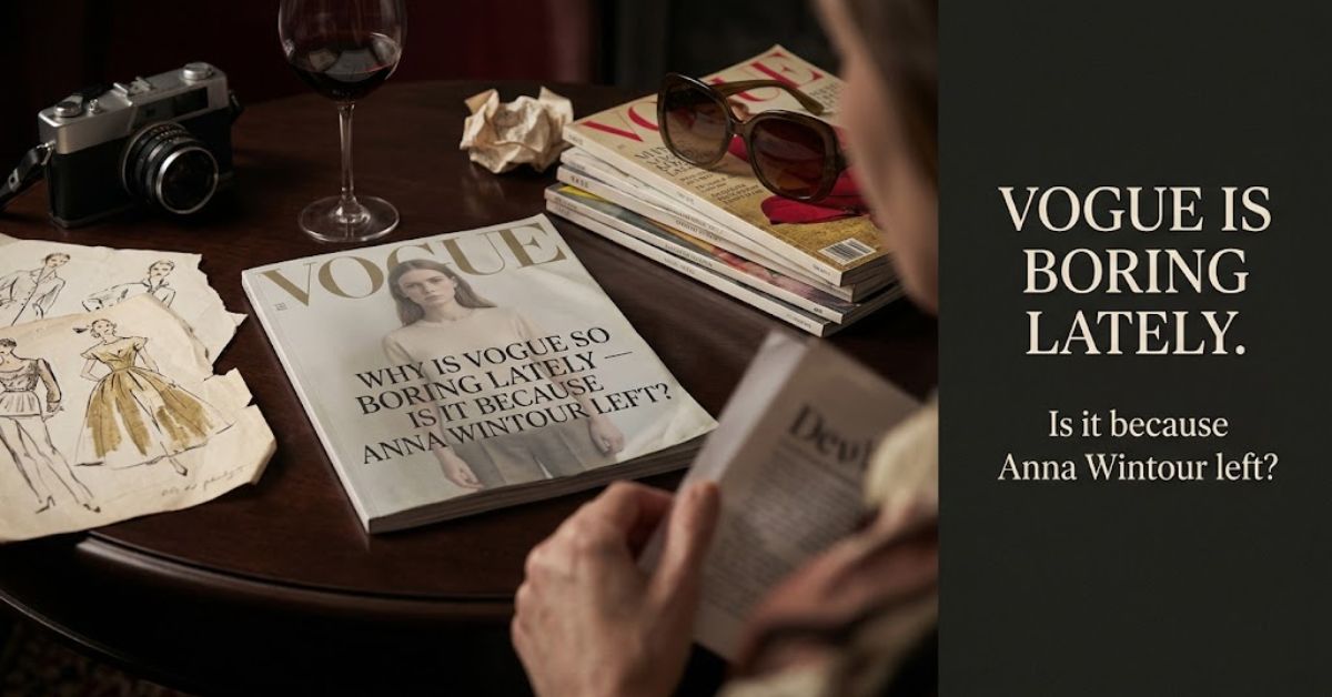 Why Is Vogue So Boring Lately — Is It Because Anna Wintour Left? 